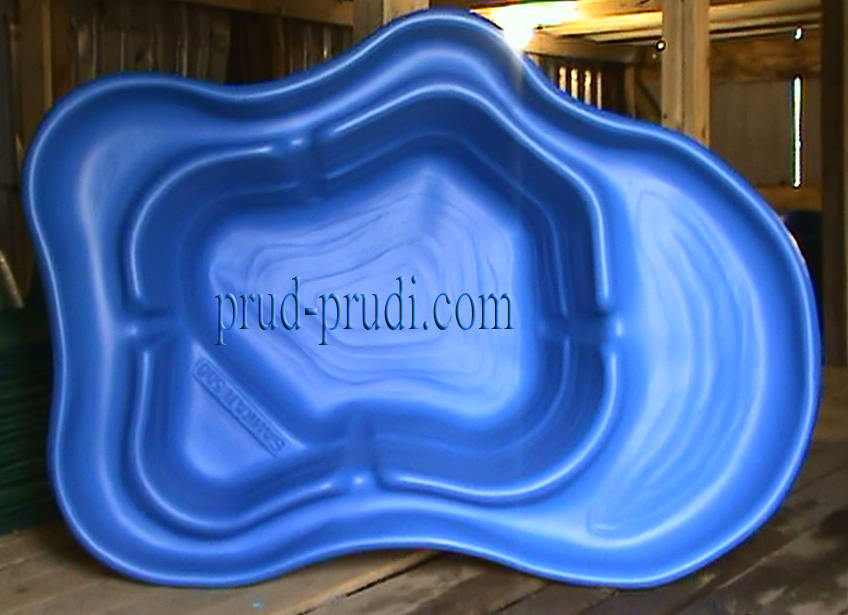 Пластиковый прудик 500 литров синий